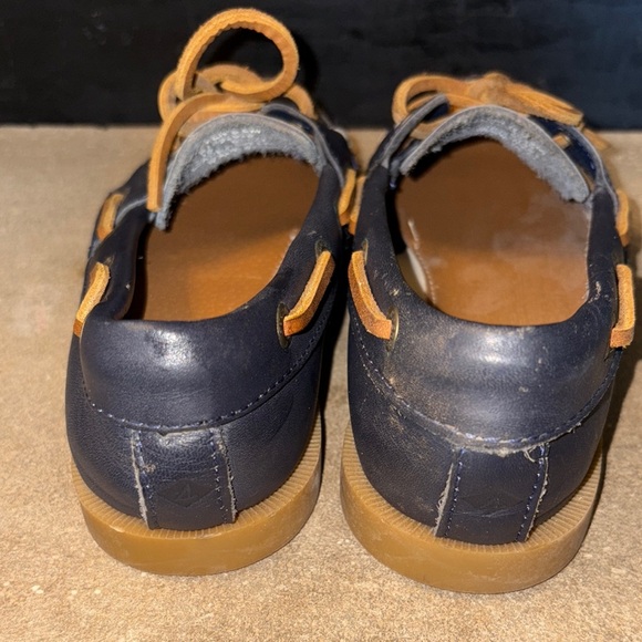 Sperry navy leather women’s size 6M tie shoes NEW - Picture 8 of 9